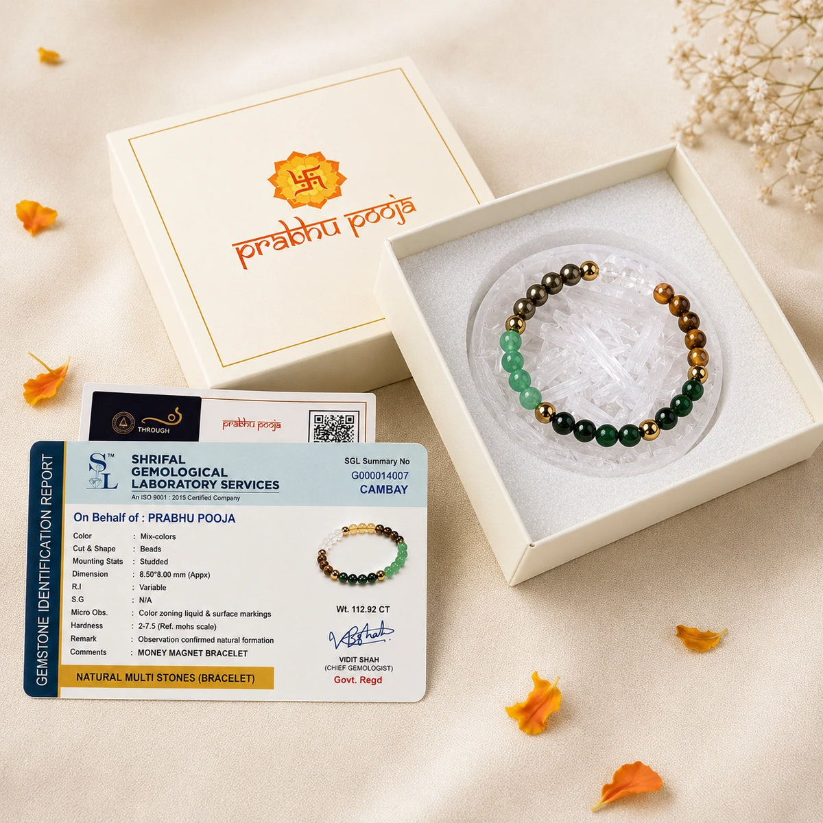 Money Magnet Bracelet – Natural Crystal Stone Bracelet for Wealth
