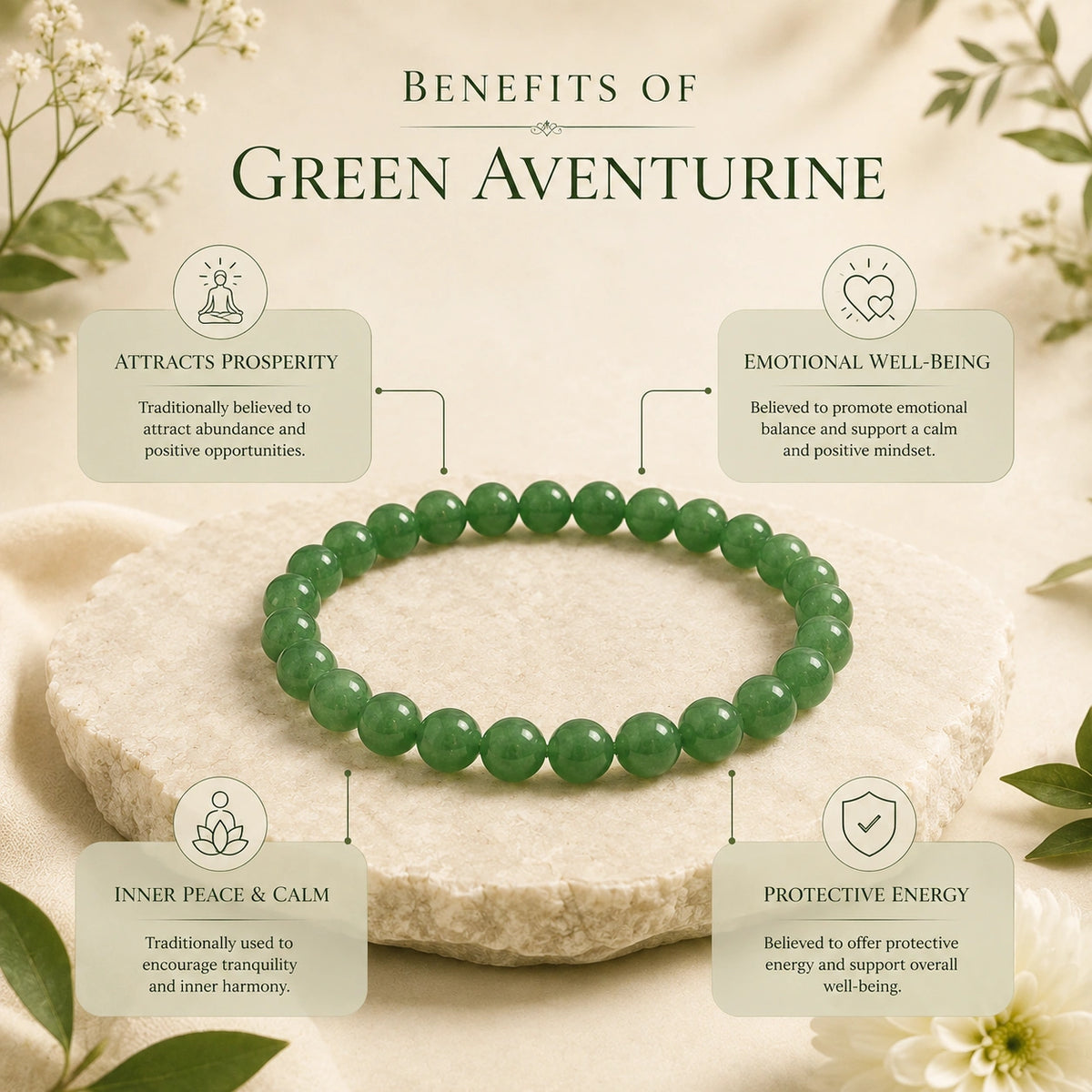 Natural Green Aventurine Bracelet