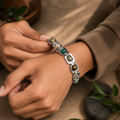 Metal Dhan Yog Bracelet – Silver (Lab Certified)