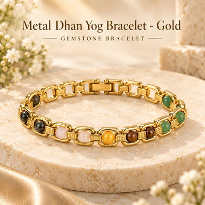 Metal Dhan Yog Bracelet – Gold | Lab Certified