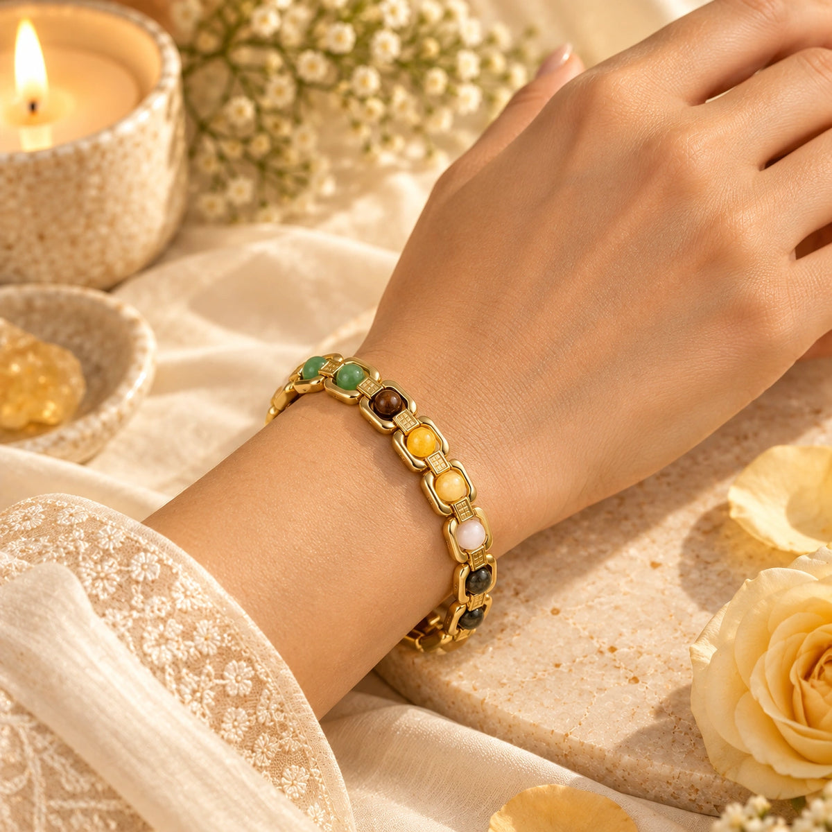 Metal Dhan Yog Bracelet – Gold | Lab Certified