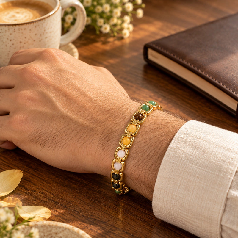 Metal Dhan Yog Bracelet – Gold | Lab Certified