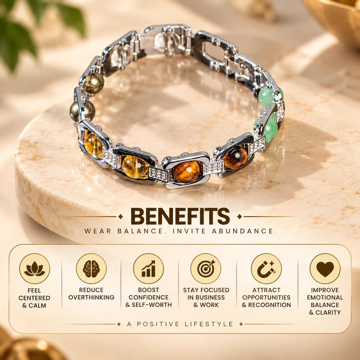 Metal Dhan Yog Bracelet – Silver (Lab Certified)
