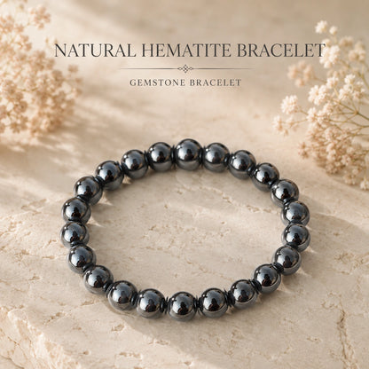 Natural Hematite Bracelet