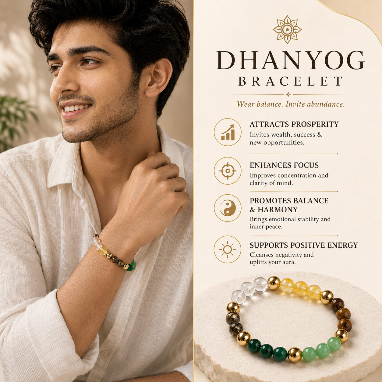 Dhan Yog Bracelet — Lab Certified