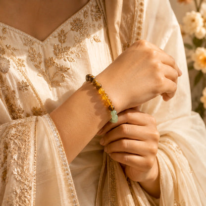 Money Magnet Bracelet – Natural Crystal Stone Bracelet for Wealth